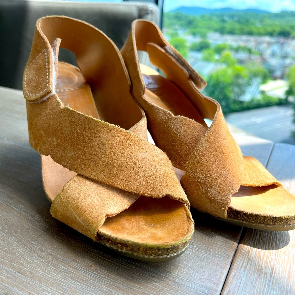 Pedro Garcia Suede Slingback Sandals